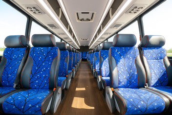 Flower Mound Charter Bus Inside