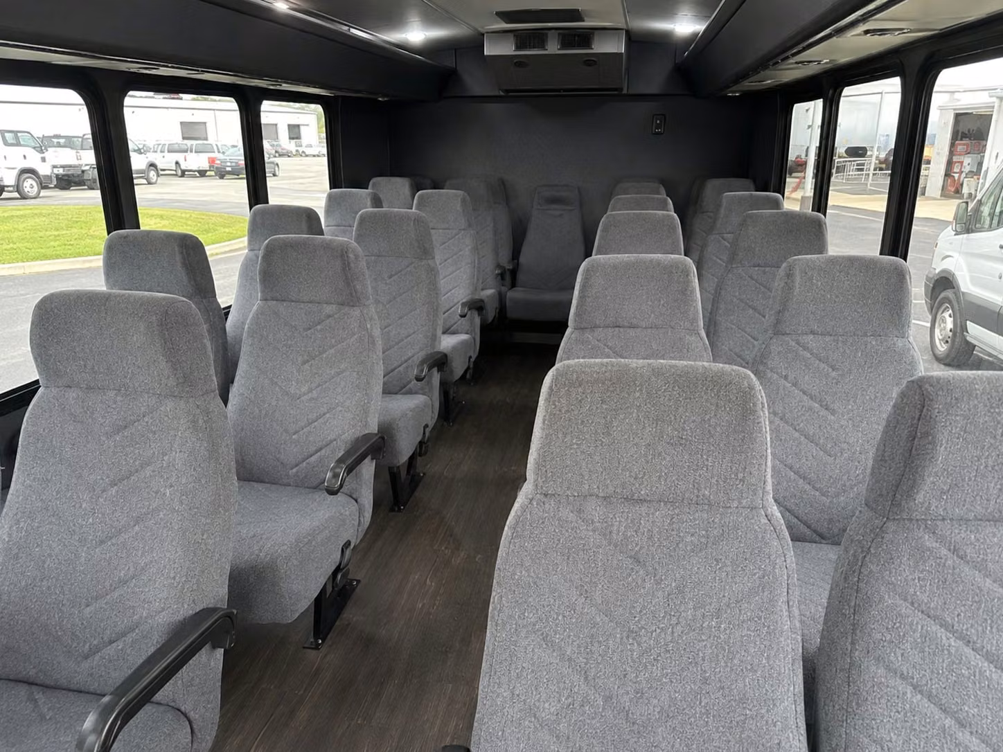 18 passenger minibus interior