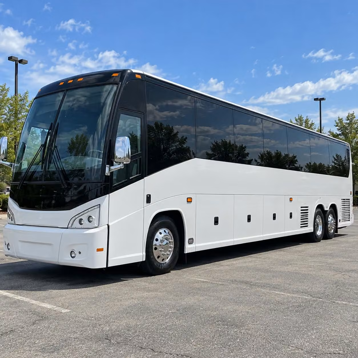 56 passenger charter bus