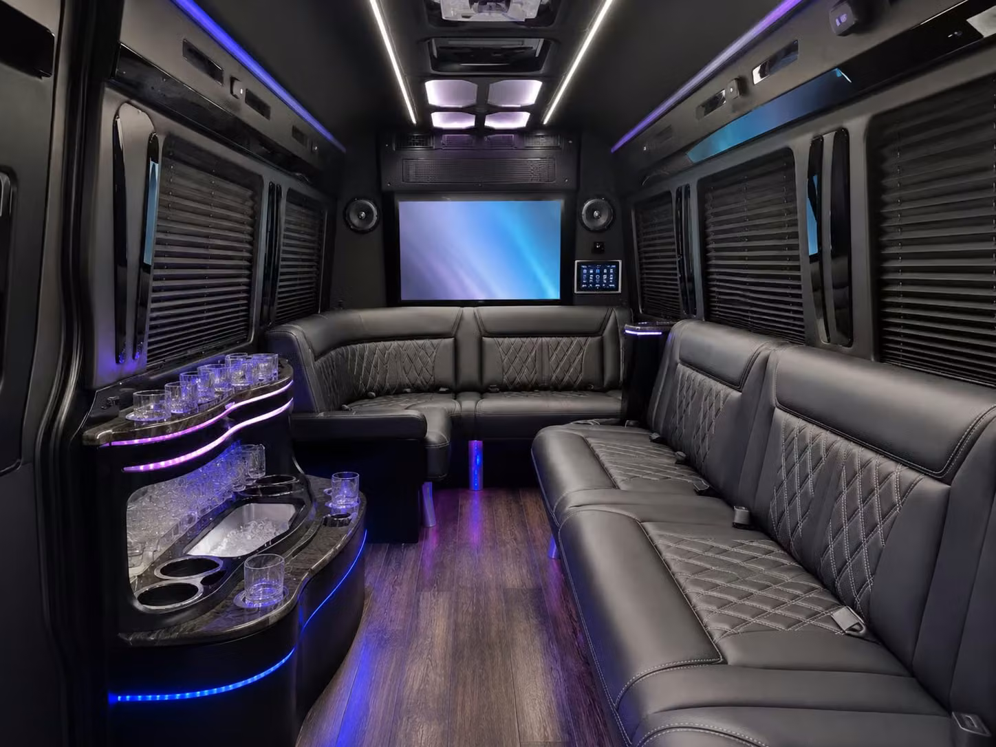 bus rental options for flower mound trips