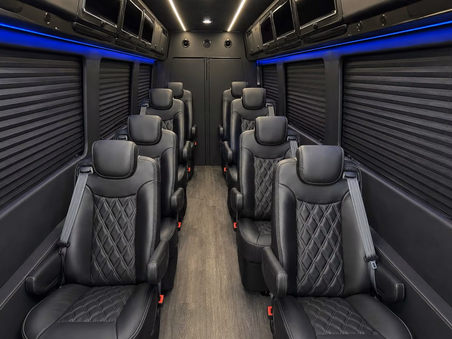 sprinter van with driver interior